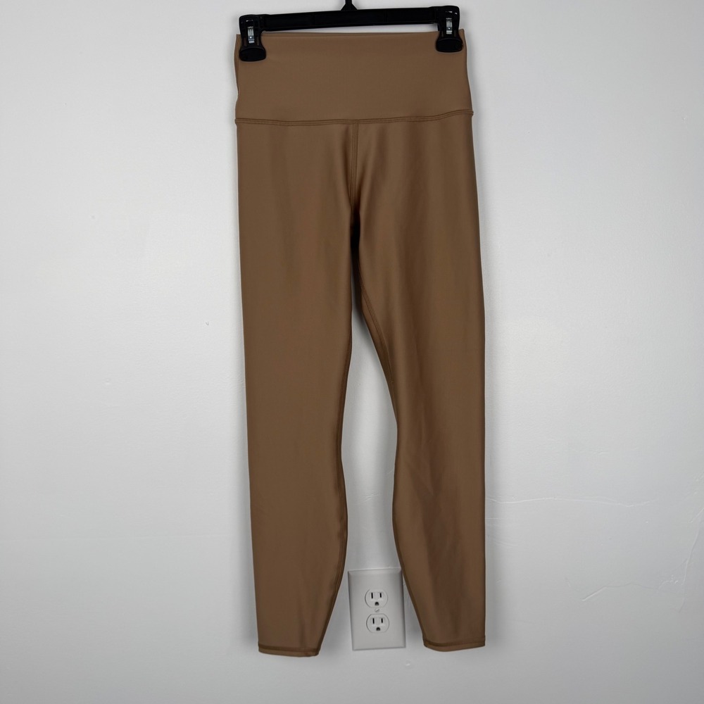 Alo Yoga Airlift High Waist Leggings Brown Toasted Almond Small W5621R